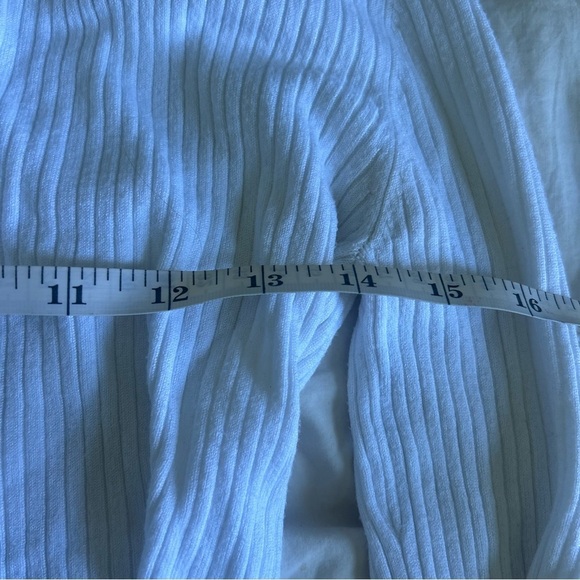 Garage White Flyaway Cardigan Cropped Long Sleeve Small - Picture 5 of 11